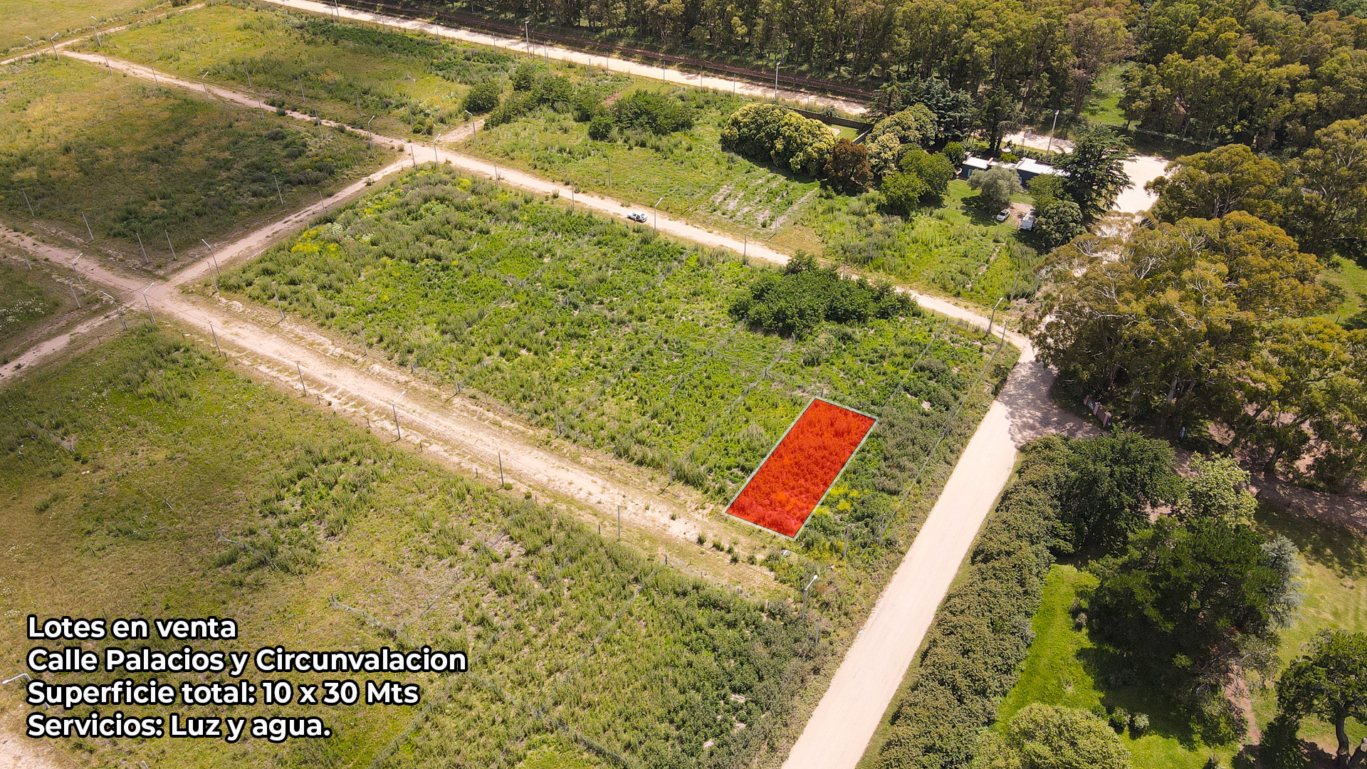 Lote de 300m² con vista a las sierras — Palacios 3200