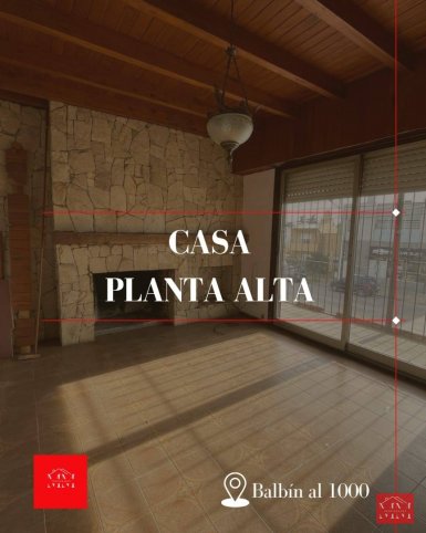 Casa 4 dorm en planta alta — Balbín