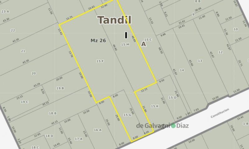 Lote en Venta 1743m² en Constitución 746 — Oportunidad Constructores