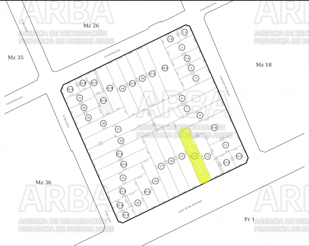 Lote 500m² en zona comercial — Av. Avellaneda al 700
