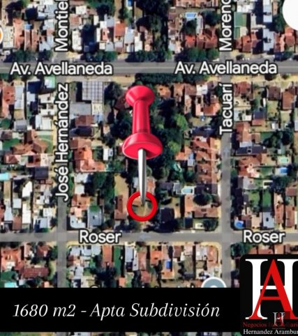 Lote en Venta 1680m² en Calle Roser — Zona Residencial