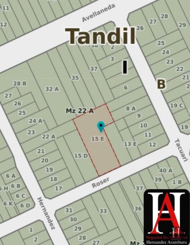 Lote en Venta 1680m² en Calle Roser — Zona Residencial