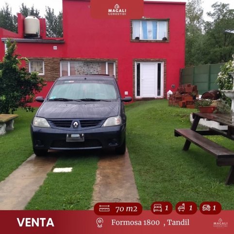 Casa 1 dorm, 70m² en Formosa 1800