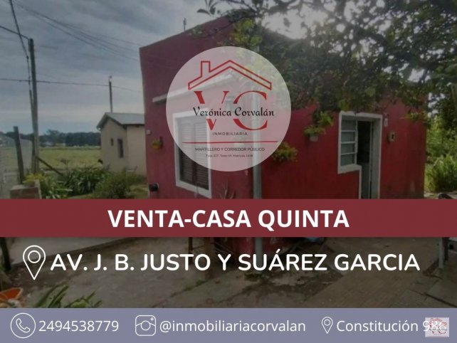 Casa quinta en Av. Juan B. Justo y Suárez Garcia