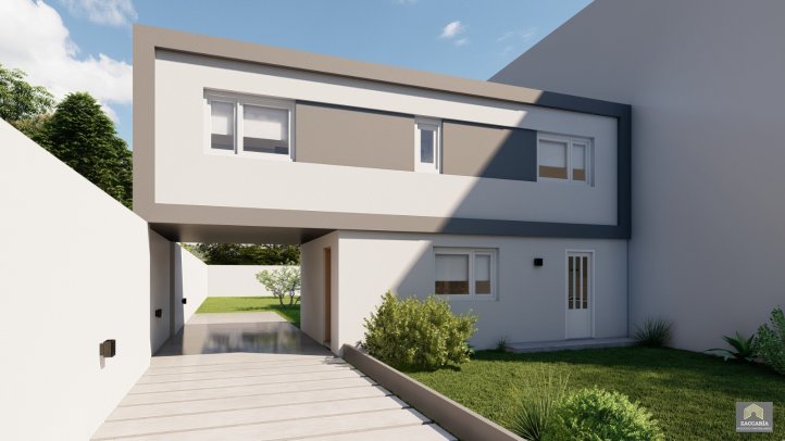 Depto en Venta 2 dorm, 74m² con cochera — Villa Italia