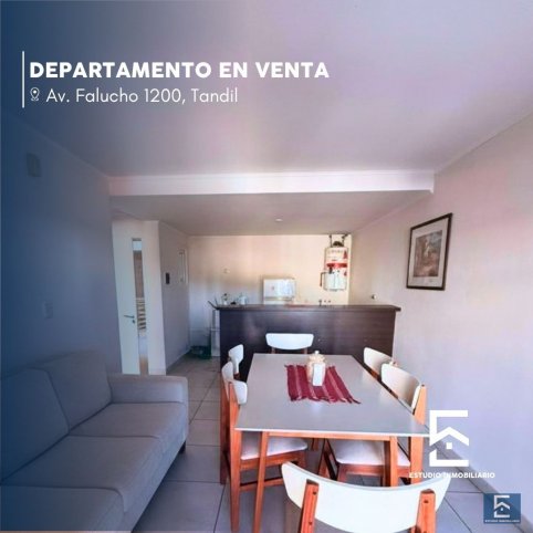Depto 1 dorm, 35m² amoblado en Av. Falucho