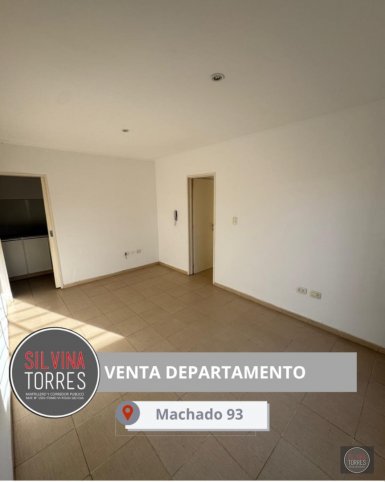 Depto 1 dorm, 53m² en planta baja — Machado 93