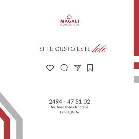 Lote en VENTA, Tandil Av. San Gabriel y Horneros
