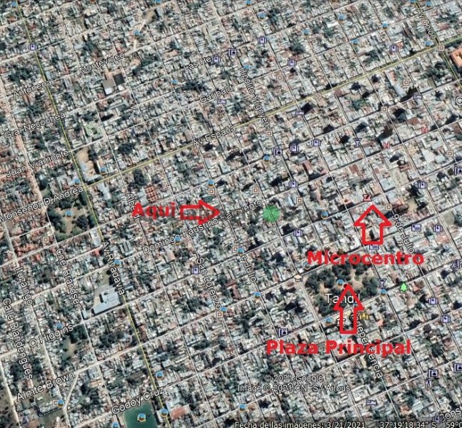 Lote en Venta 384m² cerca del microcentro