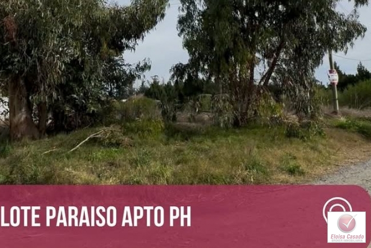 Lote en esquina de 2016m² con todos los servicios — El Paraíso