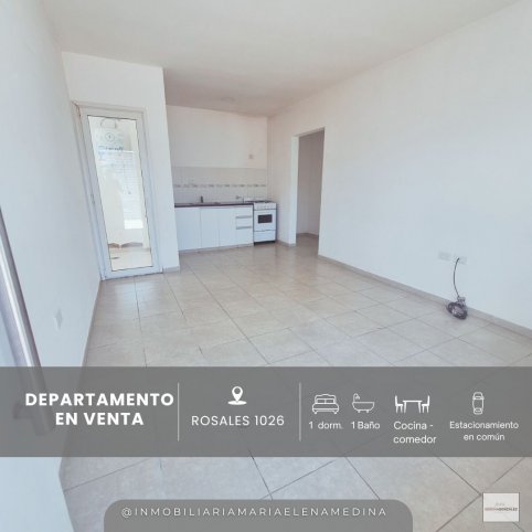 Depto en Venta 1 dorm, 45m² — Rosales 1026