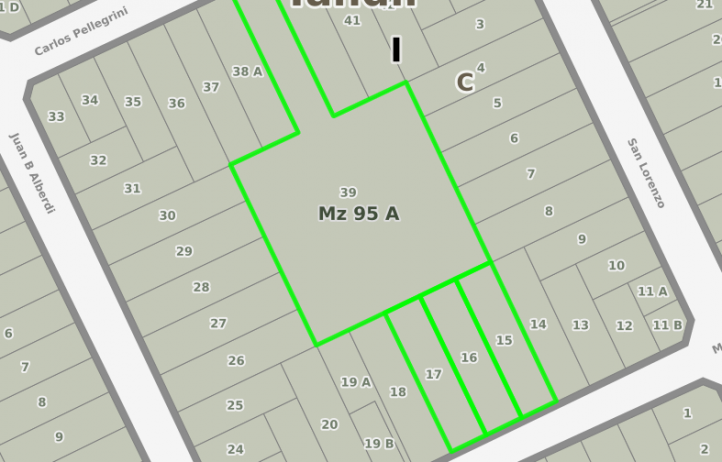 Lote en venta 4099m² ideal constructor — Pellegrini y Montevideo