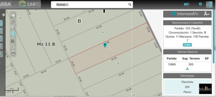 Lote en Venta sobre Avenida Brasil