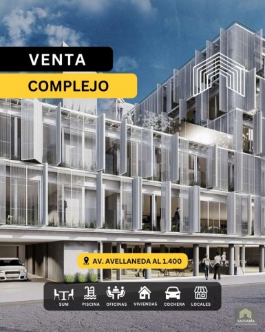 Depto 3 amb, 100m² en Avenida Avellaneda — Cochera incluida