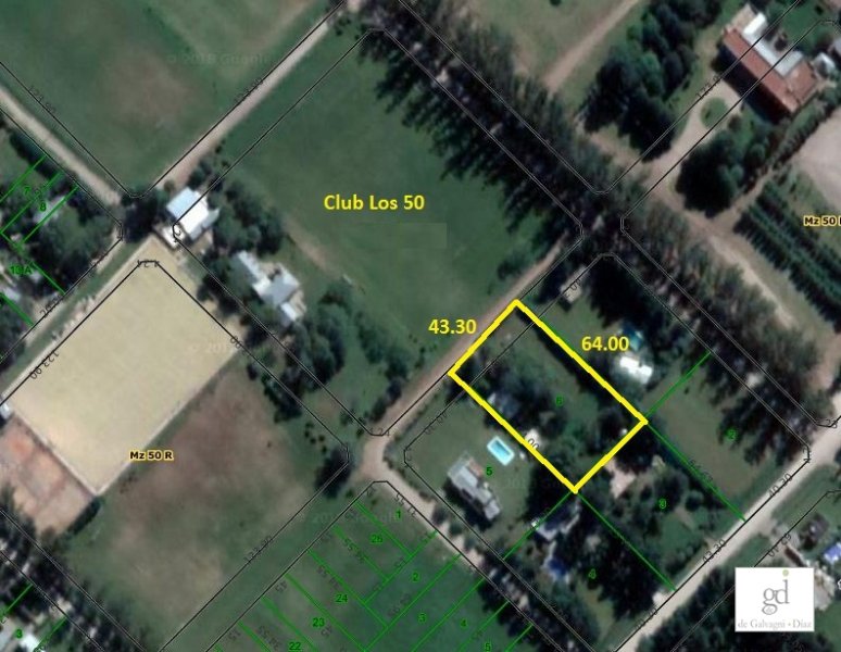 Lote multifamiliar de 2771.2m² en Rivas 2153