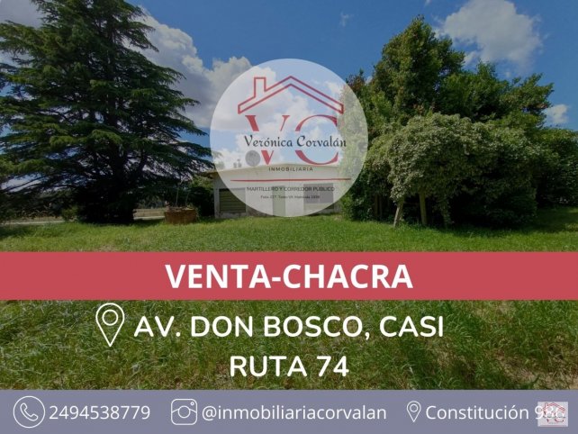 Lote en Venta de 12.965m² con pileta — Av. Don Bosco