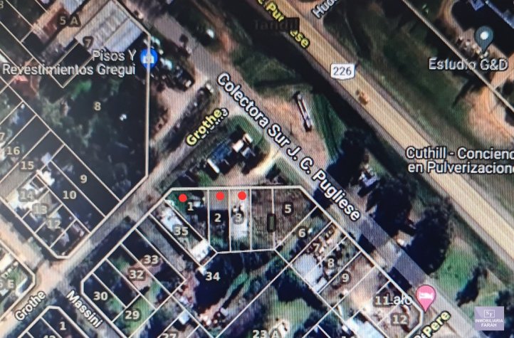 Lote en Venta 180m² en Colectora Pugliese — Apto comercial