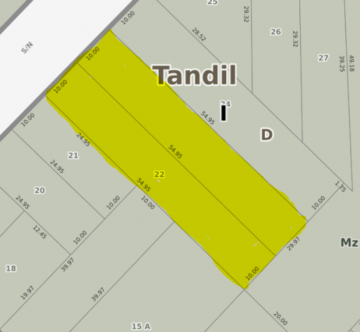 Lote en Venta de 1100m² con todos los servicios — Golf