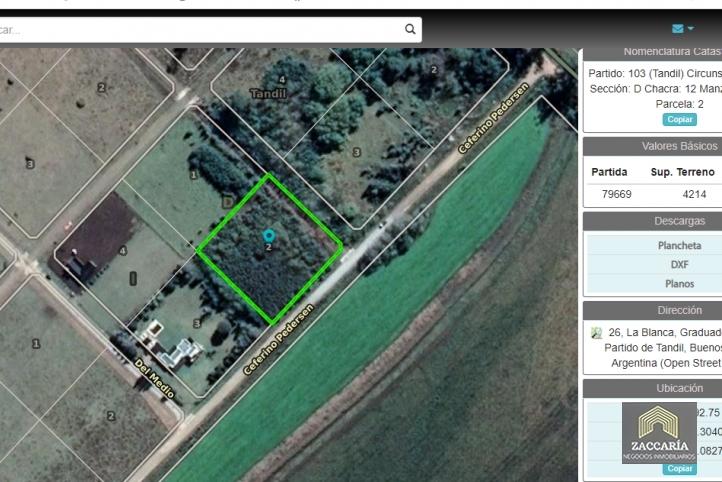Lote en venta 4214m² en Barrio Graduados