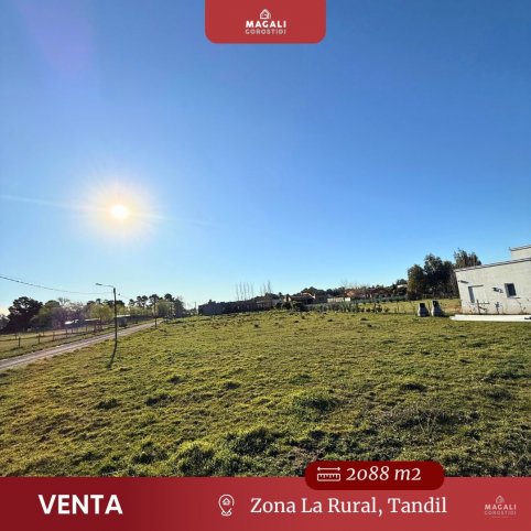 Lote en Venta 2088m² Zona La Rural