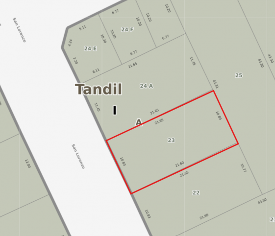 Lote en venta 234m² en San Lorenzo y Mitre, posibilidad de ofertas