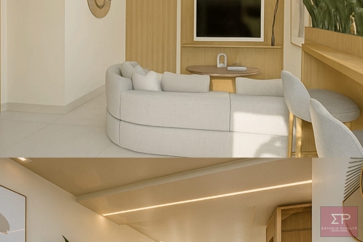 Depto 1 dorm, 70m² con cochera y balcón — Callao 625