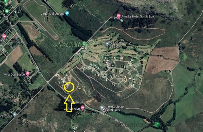 Lote en Country Altos Aires de 2323m² con servicios