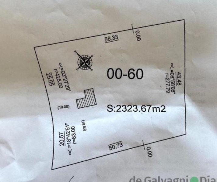 Lote en Country Altos Aires de 2323m² con servicios