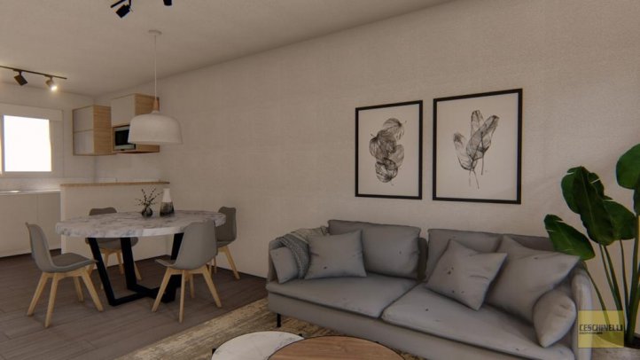 Depto 1 dorm, 52m² con cochera — Santamarina al 800