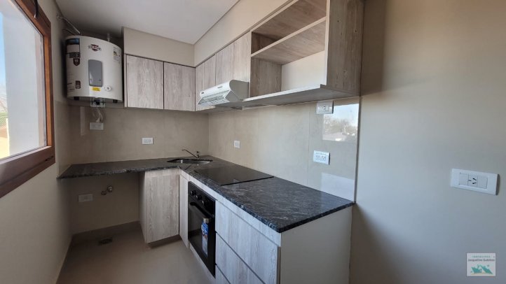 Depto moderno 1 dorm, 1 baño en alquiler — Av. Perón