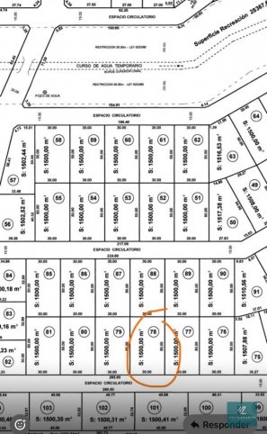 Lote en Venta 1500m² en La Vaguada