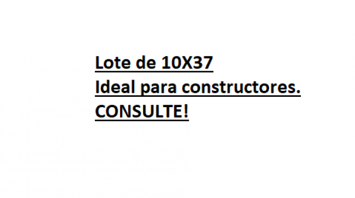 Lote en Venta San Lorenzo y Pellegrini