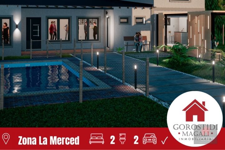 Quinta 2 dorm, 200m² con pileta — La Merced