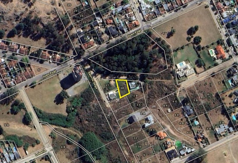 Lote en Venta Loberia 1450, 696m² en Barrio Cerrito