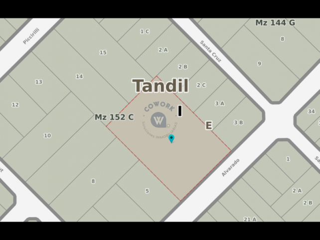 Lote en venta 205m² en Calle Alvarado — Oportunidad