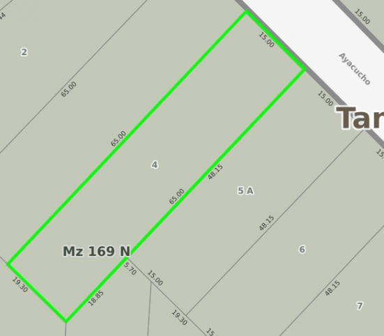 Lote en Venta de 975m² en Villa del Parque