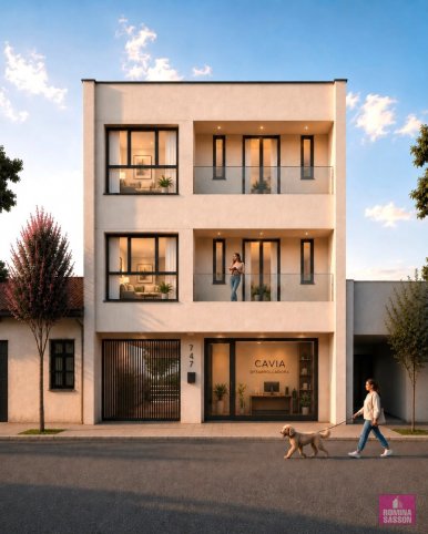 Depto 1 dorm, 45m² en Las Heras 747 con cochera