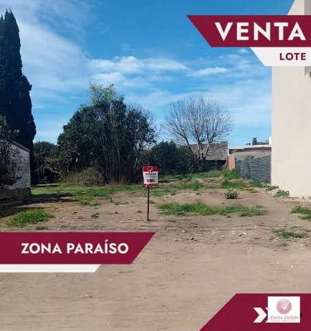 Lote en Venta 11x43 mts en Paraiso con todos los servicios