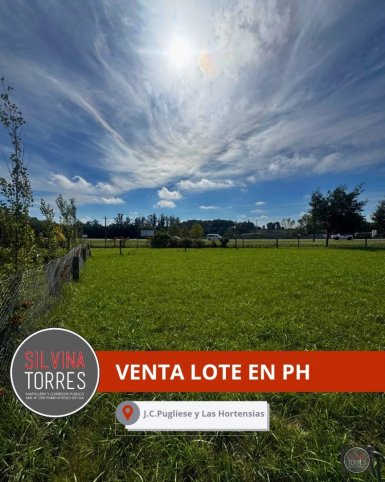 Lote en Venta 461m² en Las Hortensias y Juan C Pugliese