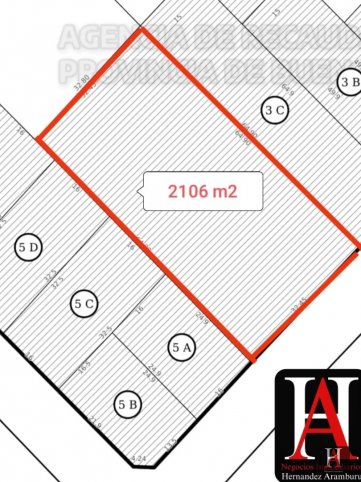 Lote en Venta 2106m² - Santiago del Estero e/Ugarte y Vicente López