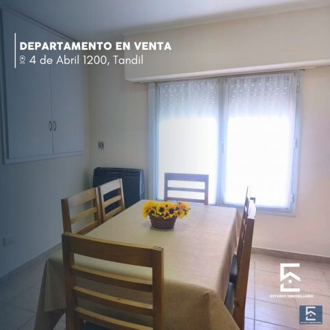 Depto 1 dorm con cochera — 4 de Abril