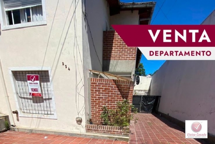 Depto 1 dorm, planta baja con cochera y patio