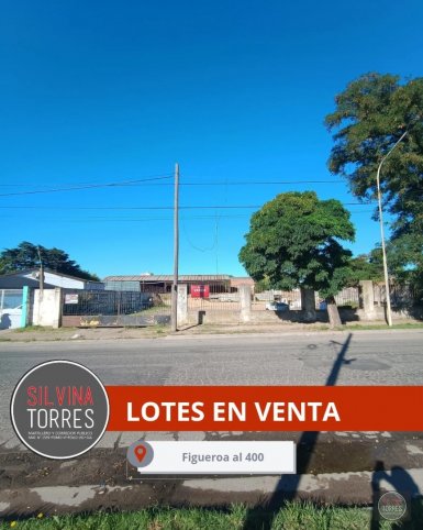 Lote en Venta 466m² con todos los servicios — Figueroa 400