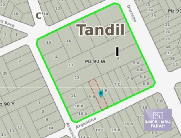 Lote en Venta Soldado Argentino 449m² — Zona residencial