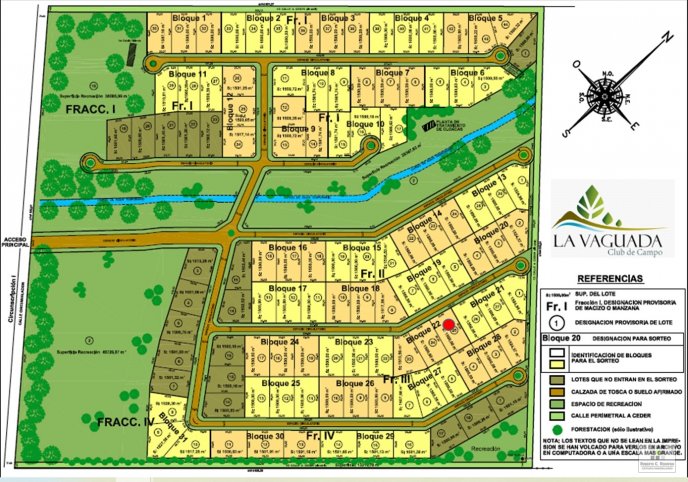 Lote en Venta en Barrio Privado La Vaguada de 1500 mts2