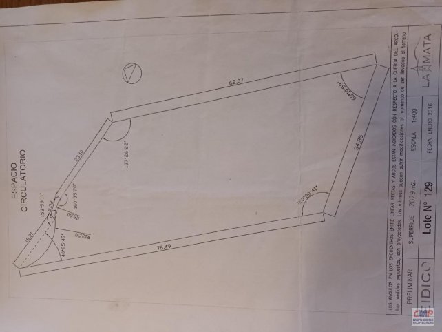 Lote en Venta en Barrio La Mata