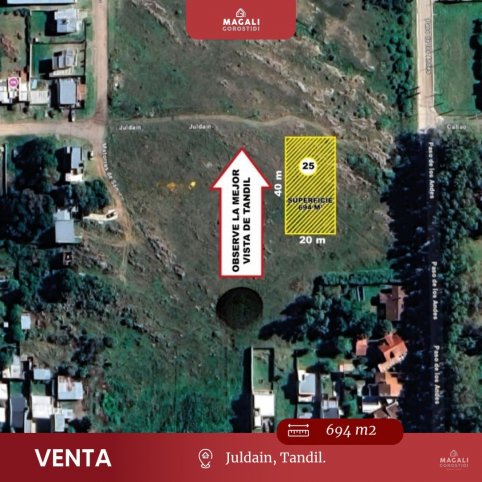 Lote en VENTA, Tandil Juldain