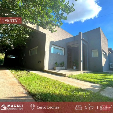 Casa en Cerro Leones, 120m², 2 dorm, 1 baño, garage