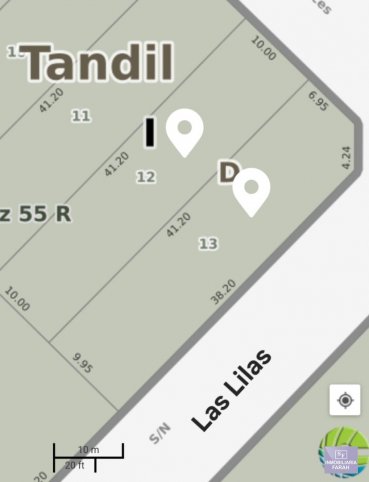 Lote en Venta en Los Sauces y Las Lilas