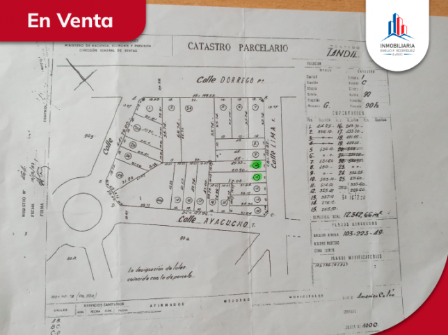 Lote en Venta Zona Los Vascos